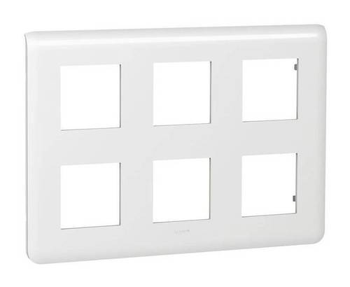 Рамка 12 модулей Legrand MOSAIC, горизонтальная, белый