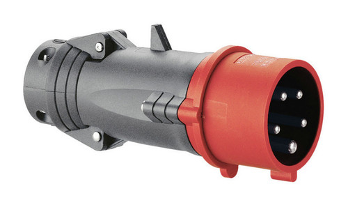 Прямая вилка Hypra - IP 66//67-55 - 3К+3 - 440 В - 32 А - пластик