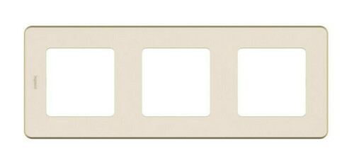 Рамка 3 поста Legrand INSPIRIA, слоновая кость, 673951