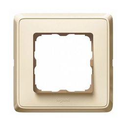 Рамка 1 пост CARIVA, слоновая кость