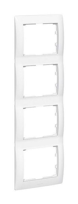 Рамка 4 поста GALEA LIFE, вертикальная, белый