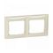 Рамка 2 поста Legrand VALENA DIY, горизонтальная, слоновая кость
